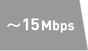 ~15Mbps